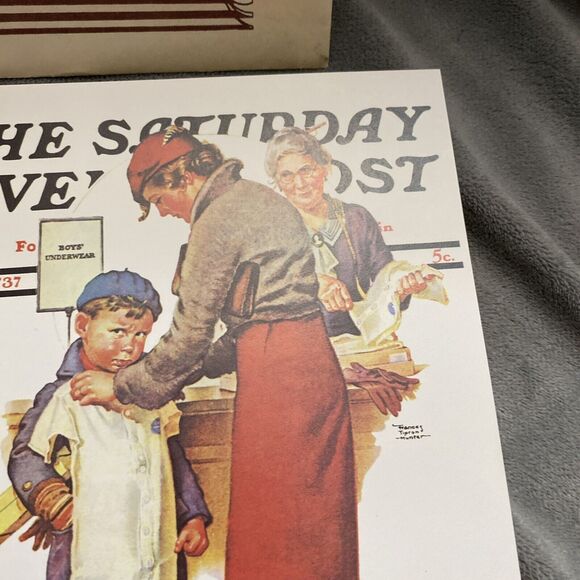 Covers From The Saturday Evening Post Fighting For Fun A Hanging Matter Lithos - Picture 13 of 15